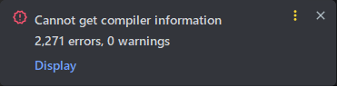 CLion import error